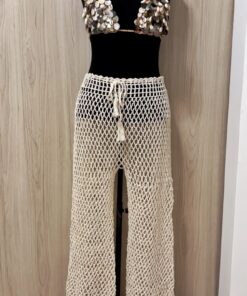 Alternative view of Cropped em Crochet Trancoso