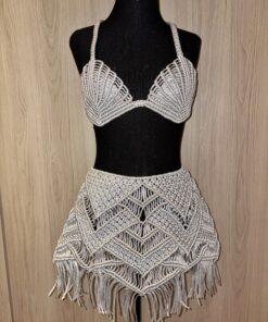 Alternative view of Saia em Macrame Fiesta