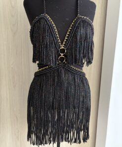 Alternative view of Vestido em Macrame Lux