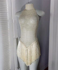 Alternative view of Vestido em Crochet Salinas