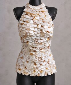 Alternative view of Blusa Madrepérolas Maldivas