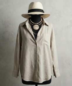 Alternative view of Camisa em Linho Puro