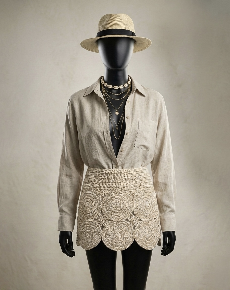 Camisa em Linho Puro - Imagem 3