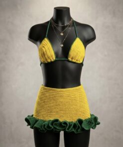 Saia Hexa com Babados