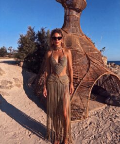 Alternative view of Conjunto em Macrame Mykonos