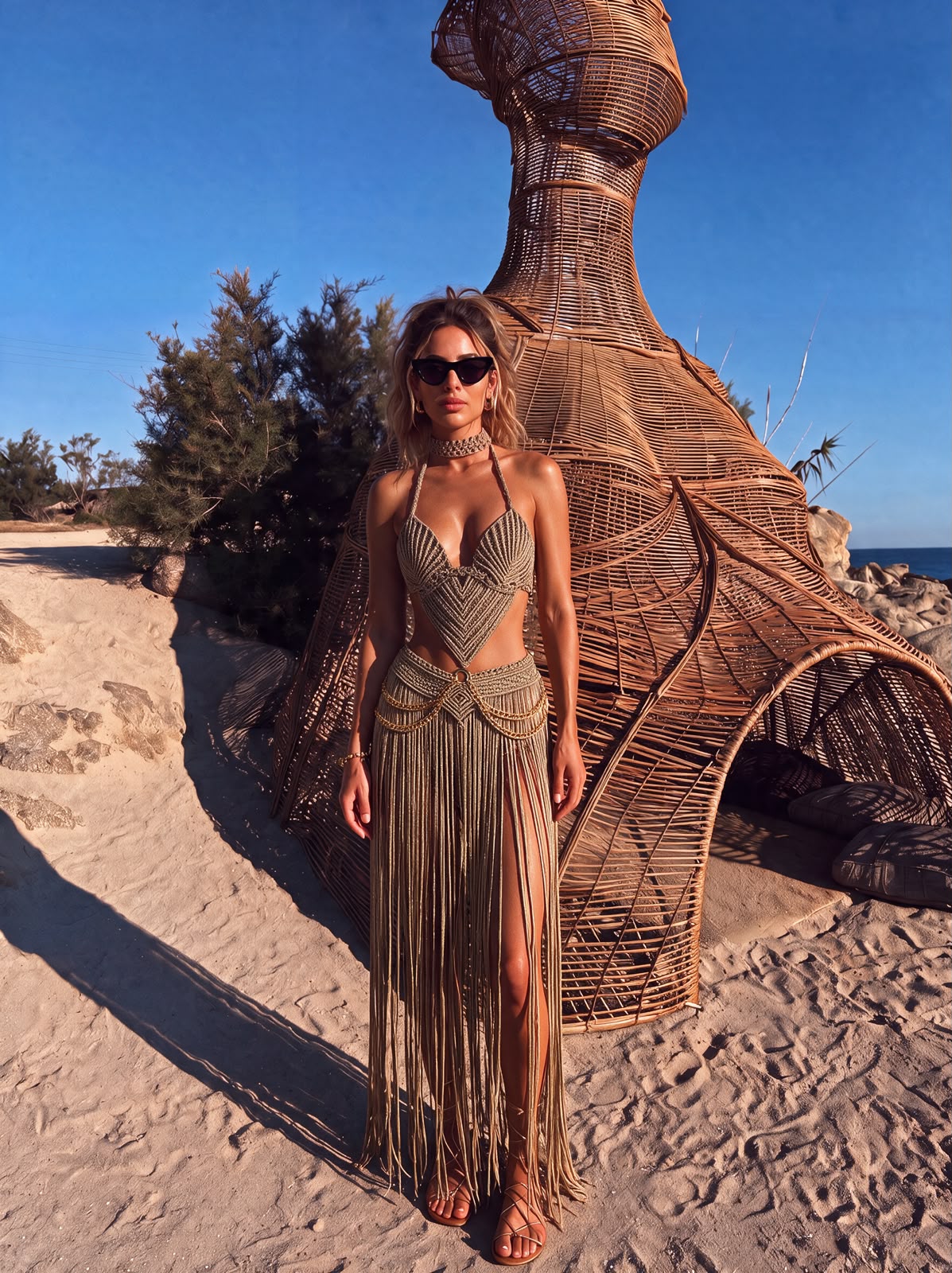 Conjunto em Macrame Mykonos - Imagem 2