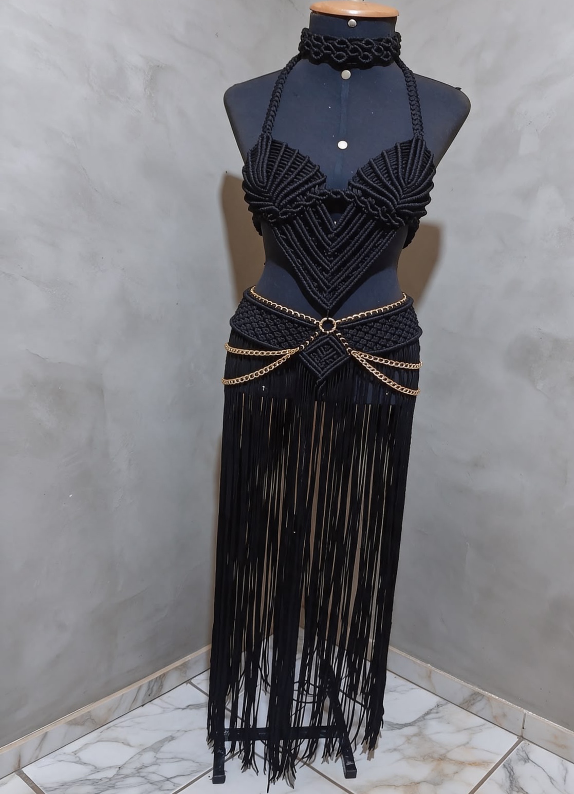 Conjunto em Macrame Mykonos - Imagem 5